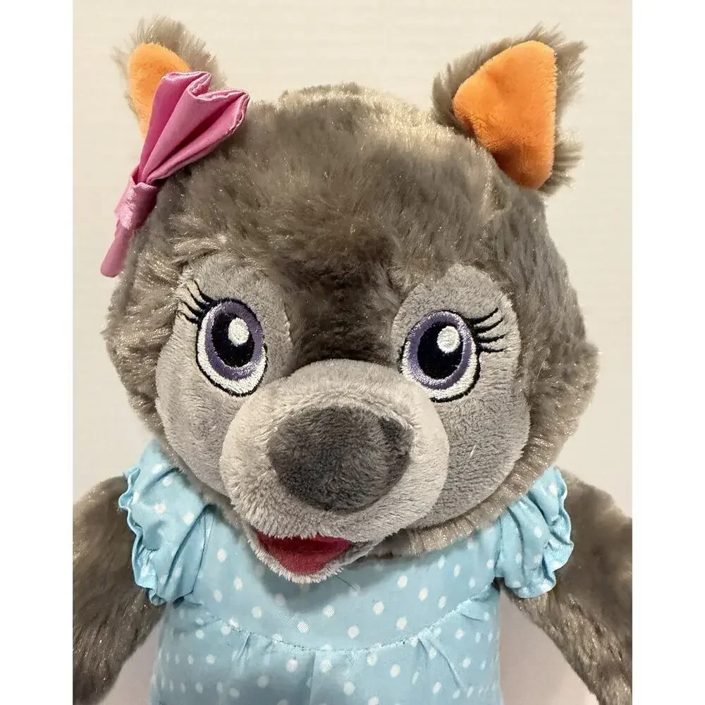 Violet The Gray Wolf, Build A Bear Great Wolf Lodge Plush 16